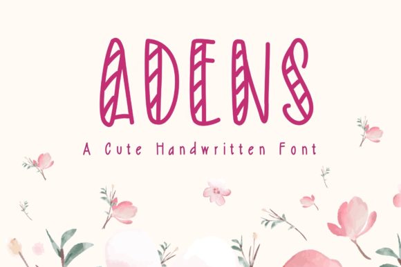 Adens Display Font for Joyful Handmade Projects