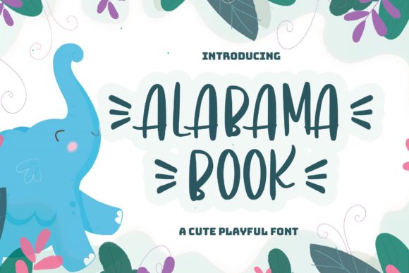 Alabama Book: A Joyful Display Font for Creative Projects
