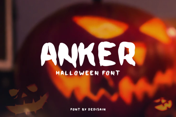 Angker: A Spooky Display Font for Halloween Marketing Designs