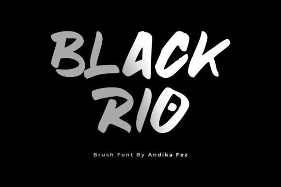 Black Rio Display Font for Bold Digital Branding