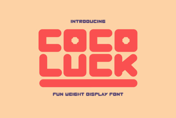 Cocoluck Display Font for Bold, Clean Website Headlines
