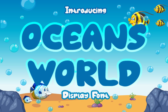 Designing with the Oceans World Display Font