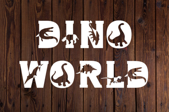 Dino World: A Playful Display Font for Kids’ Brands & School Campaigns