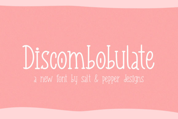 Discombobulate: A Quirky Display Font for Standout Campaign Graphics