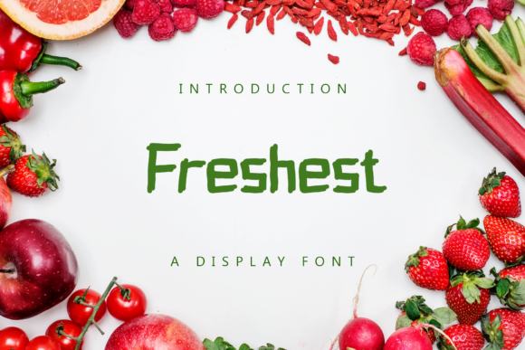 Freshest Display Font for Standout Campaign Typography