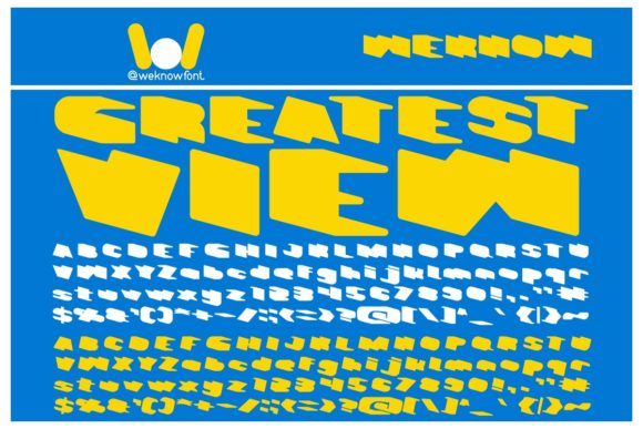 Greatest View Display Font for Bold Editorial Identity