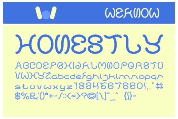 Honestly Font: A Fancy Display Typeface for Makers