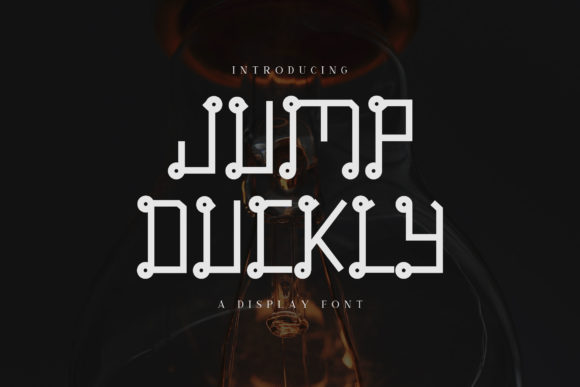 Jump Duckly: A Sci-Fi Display Font That Elevates Editorial Design