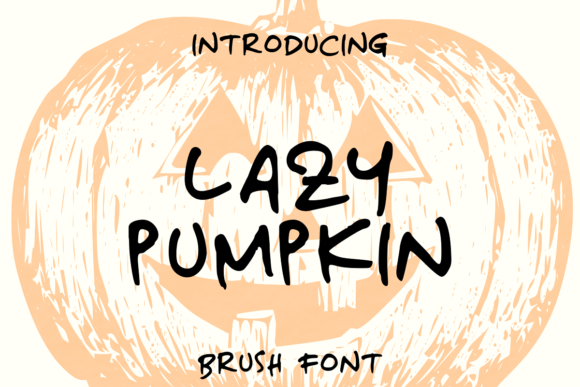Lazy Pumpkin Font: A Fun, Relaxed Display Typeface for Halloween Campaigns