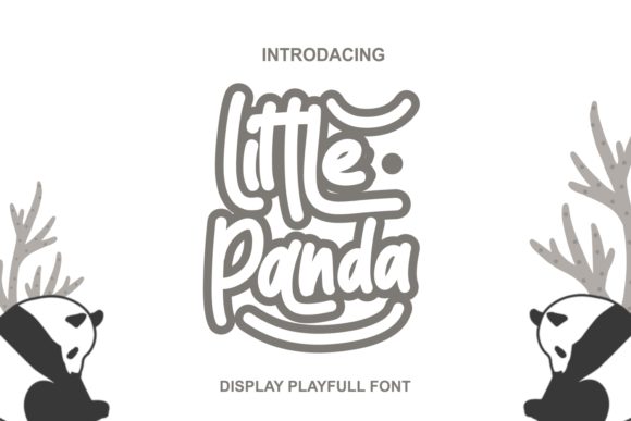 Little Panda: A Playful Display Font for Brand Builders