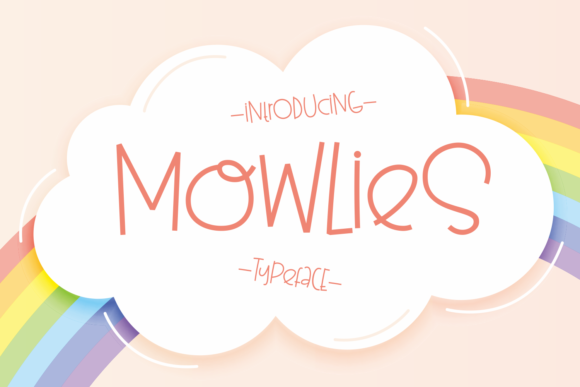 Mowlies Font for Small Business Branding