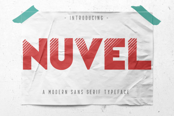 Nuvel Font: Bold Display Typeface for High-Impact Branding