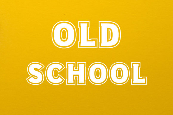 Old School Display Font for Bold Editorial Design