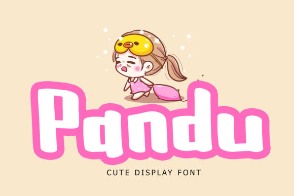 Pandu Display Font for Child-Themed Branding