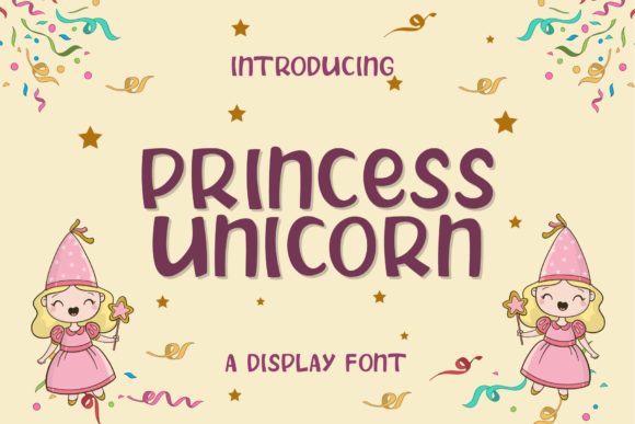 Princess Unicorn Display Font for Clear, Friendly Campaign Headlines