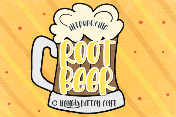 Root Beer Font: A Playful Display Font for Handmade Creators