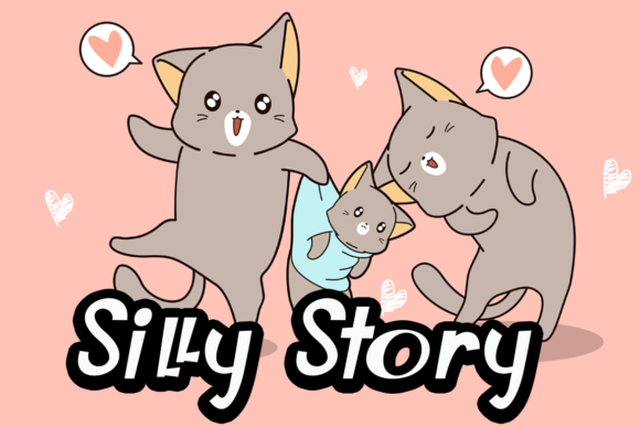 Silly Story Font for Playful Brand Identity Projects
