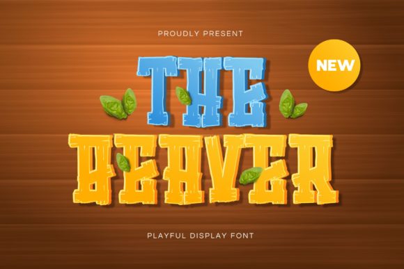 The Beaver Display Font for Animal-Themed Editorial Design