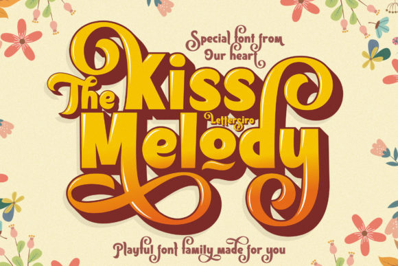 The Kiss Melody Bold Display Font for Web Designers