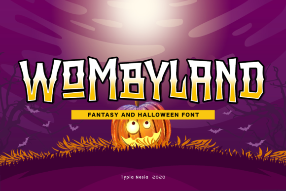 Wombyland: A Bold and Spooky Display Font for Your Brand