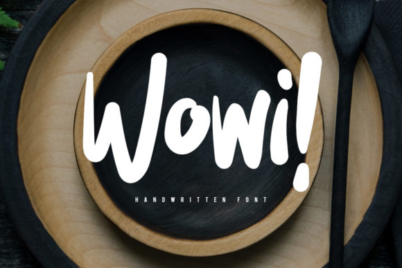 Wowi: A Joyful Brushed Display Font for Editorial Design