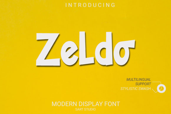 Zeldo: A Joyful Chunky Display Font for Standout Campaigns