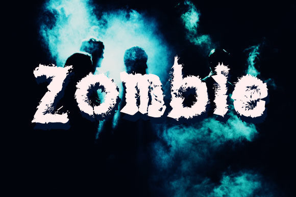 Zombie Display Font for Halloween Marketing